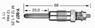 Свеча накаливания (NGK: 4916)